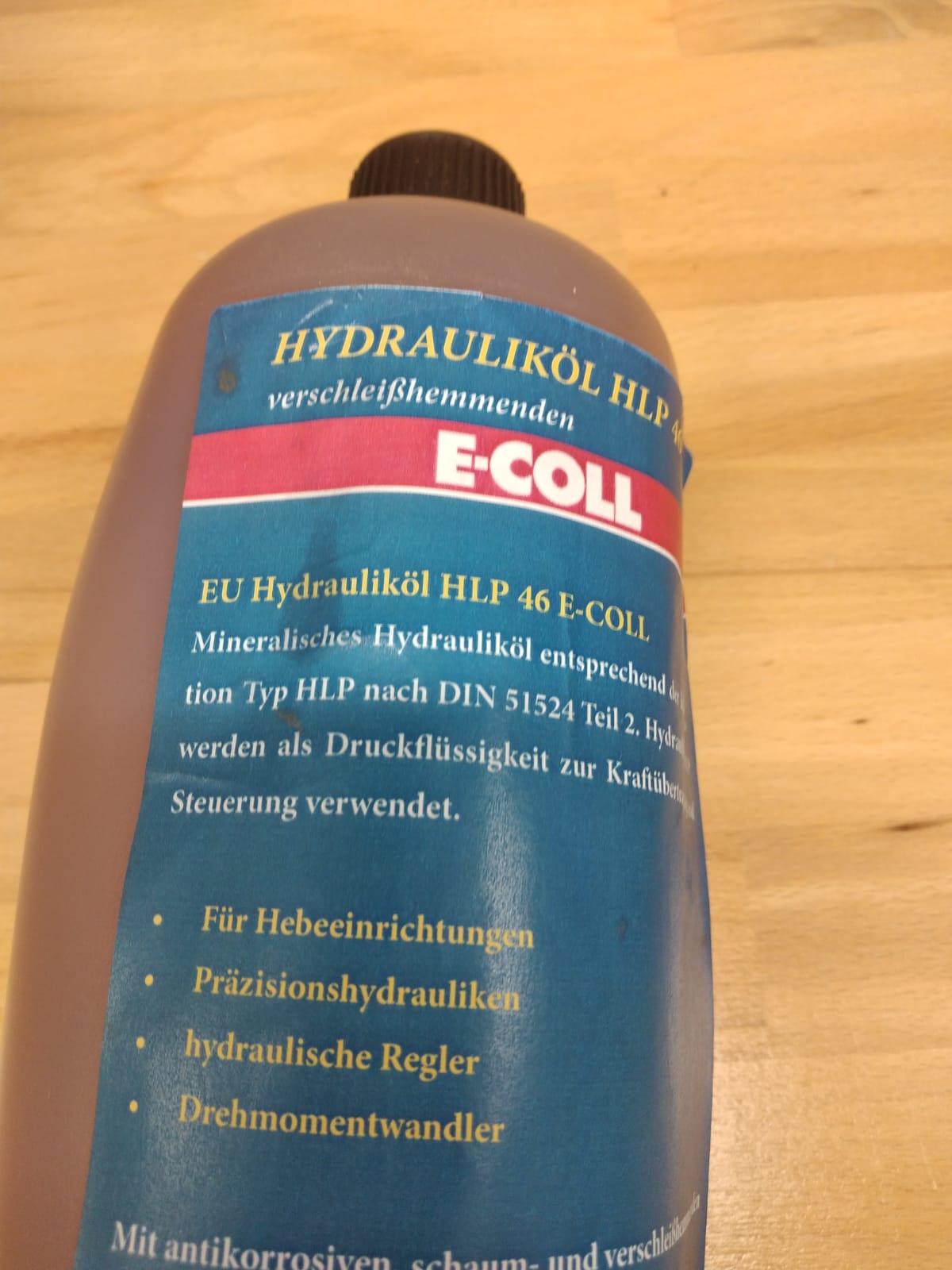 E-COLL Hydraulikl HLP46 1L