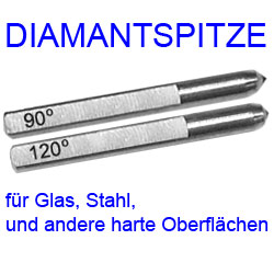 Ersatzspitze fr Diamantgravurhalter 90, Schaft 1/8"