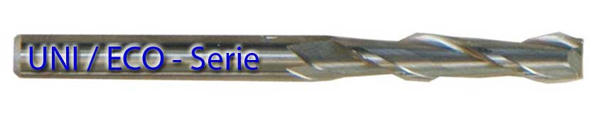 6mm x 17mm Uni VHM, 2schneidig, Flachanschliff, rechtsspiralig - gnstige Qualitt