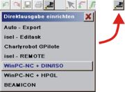 Import und Exportausgabe aus dem Dateimenü von ConstruCam3D