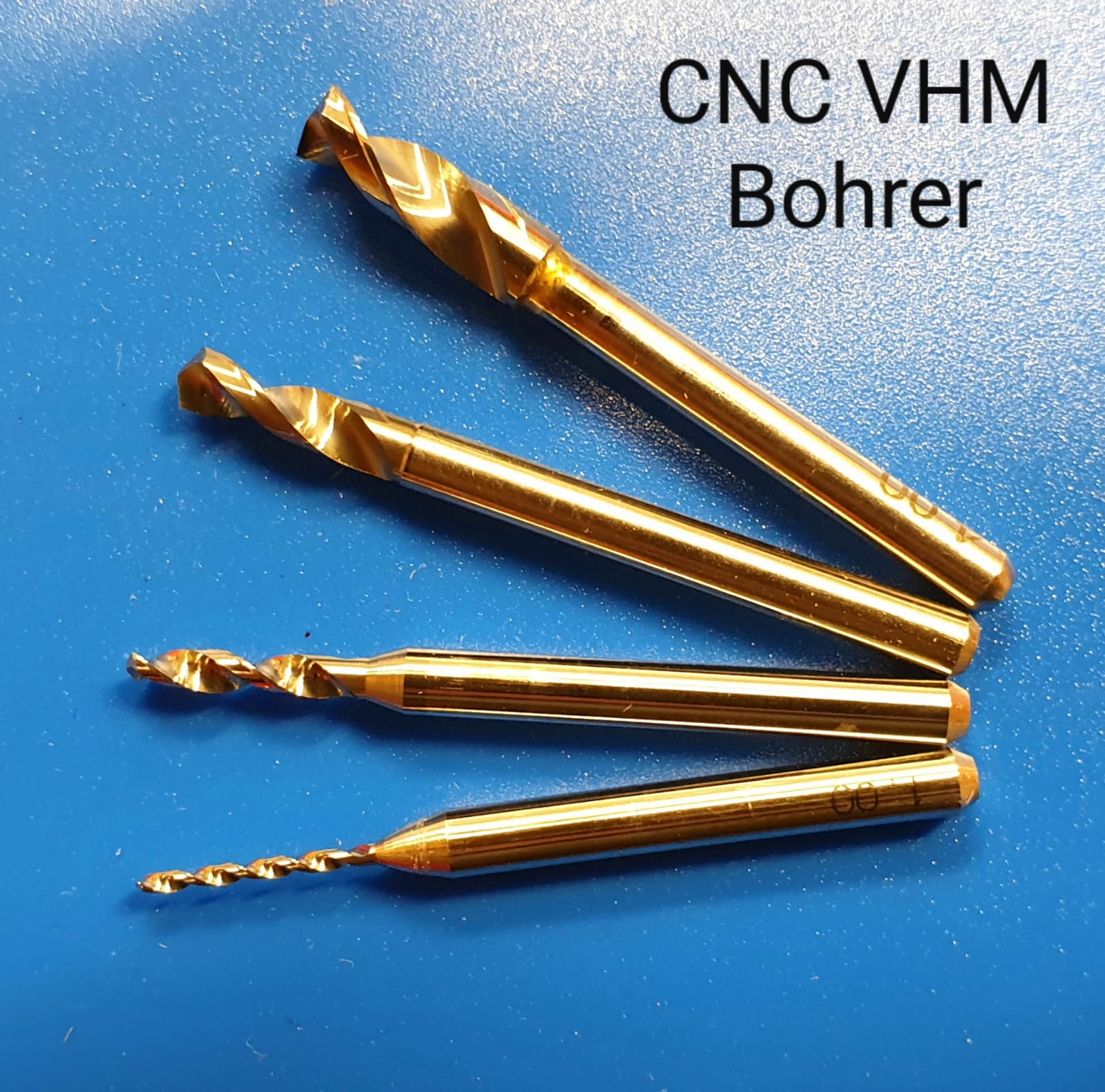 VHM Bohrer 0,8mm x 10,5mm Schneidenlnge - Schaft 1/8"