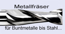 1mm Frser fr harte Metalle: Zweischneider, Vollhartmetall, Rechtsdrall.