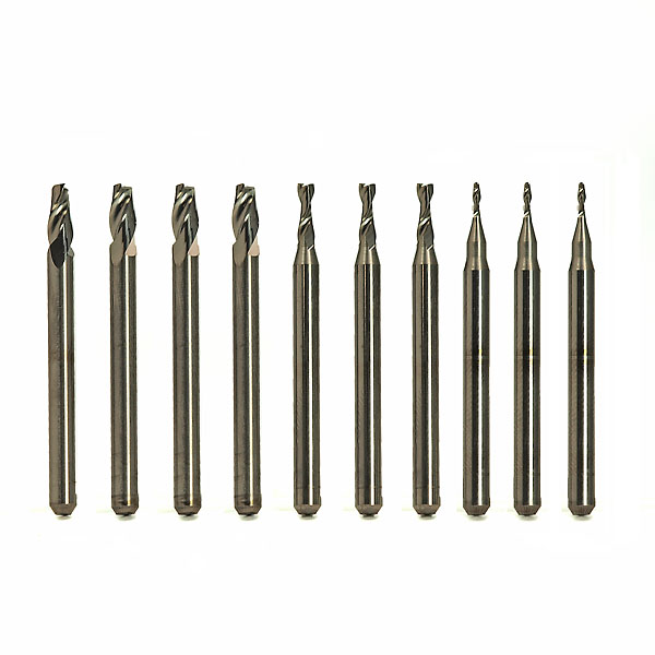 Konischer Kugelkopffräser 3,175 mm Schaft Bohrer CNC-Fräser für Gravur auf Holz 