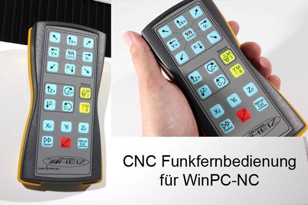 Funk Fernbedienung Neu, mit Mini-USB Funk Adapter - CNC Funkfernbedienung für Steuersoftware