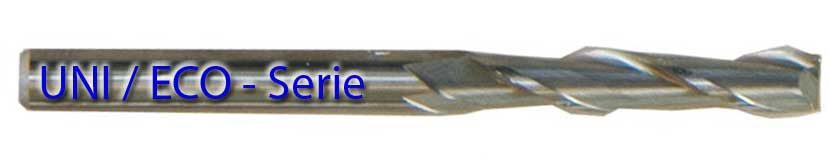 6mm x 25mm Uni VHM, 2schneidig, Flachanschliff, rechtsspiralig - gnstige Qualitt