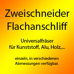 Flachanschliff 0,4 - 3,175mm